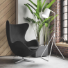 Buy Armchair with armrests - Fabric upholstery - Bold Black 13412 - prices
